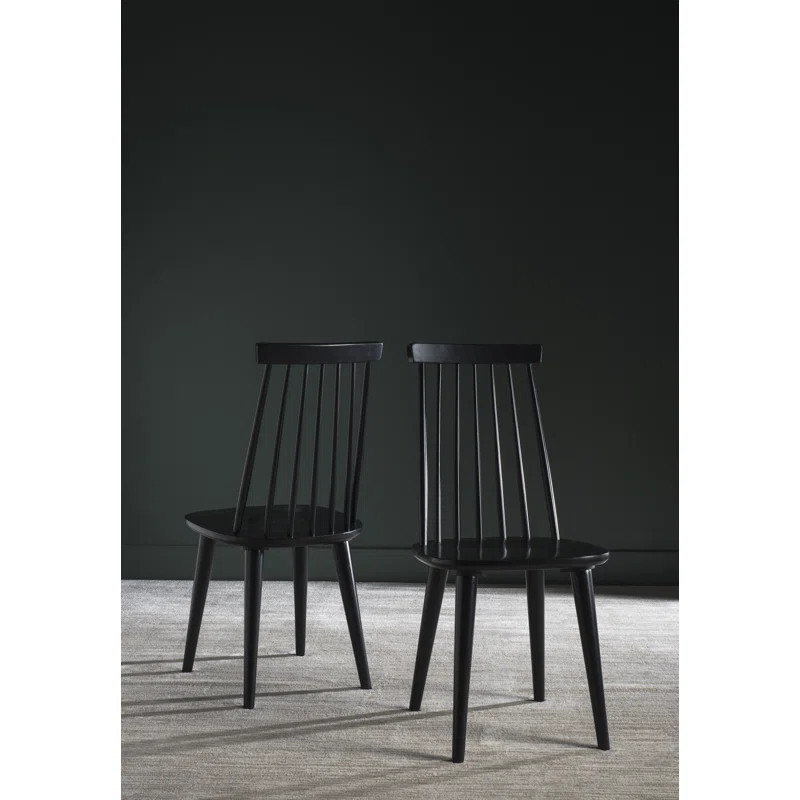 Birdt Solid Wood Slat Back Arm Chair (Set of 2) | Wayfair North America