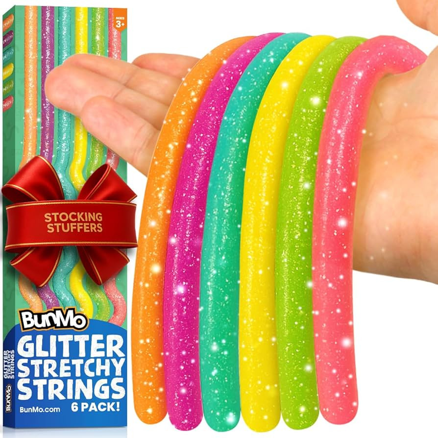 BUNMO Stocking Stuffers for Kids - Stretchy Sensory Strings - Sensory Toys for Kids - Stocking St... | Amazon (US)