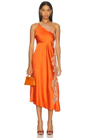 A.L.C. Lou Dress in Orange | FWRD 