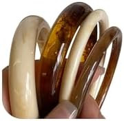 ÌF ME Acrylic Bangles Bracelets for Women, Irregular Acrylic Resin Chunky Bracelets Geometric Fa... | Amazon (US)