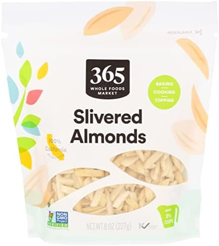 365 by Whole Foods Market, Almonds Blanched Slivered, 8 Ounce | Amazon (US)