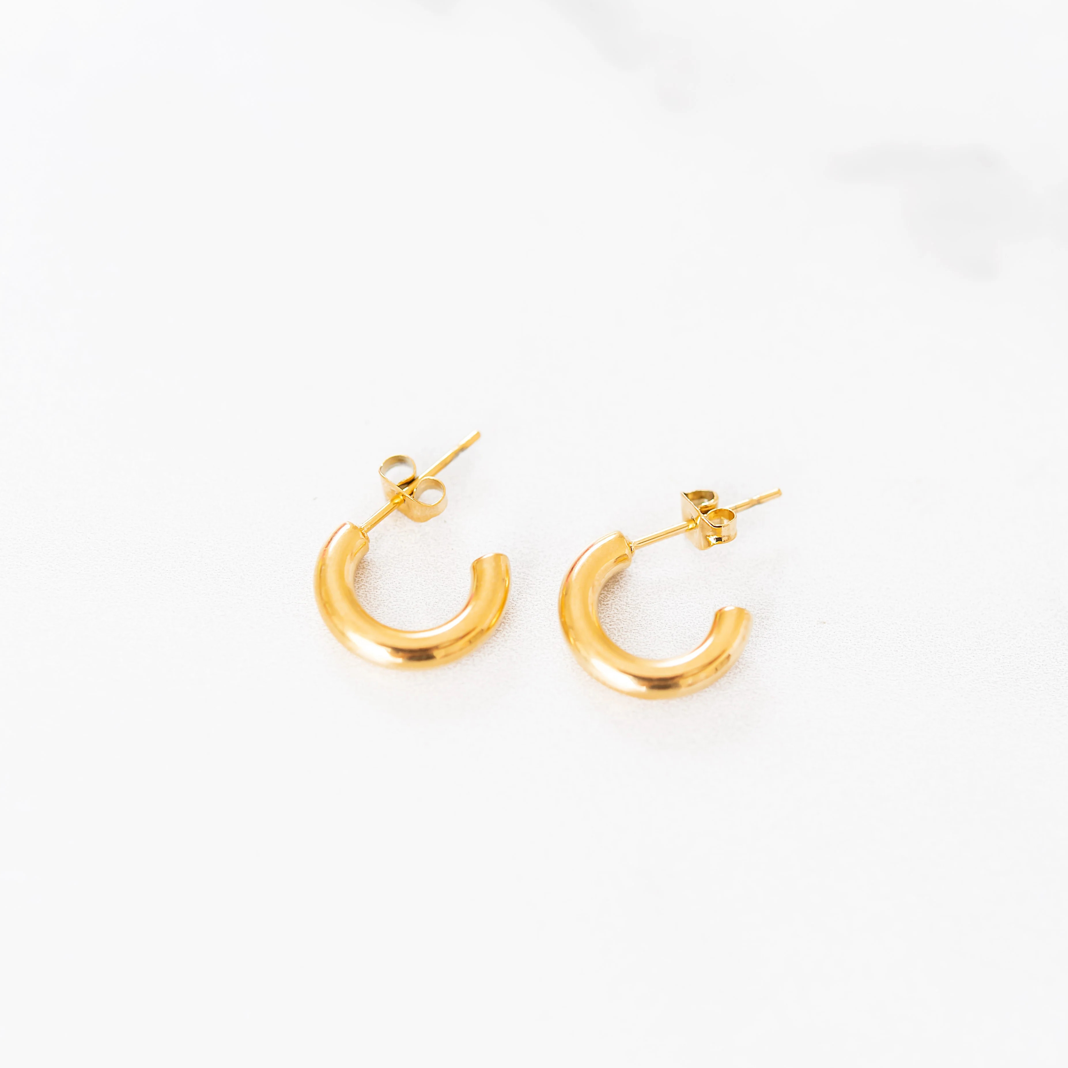 Classic Gold Small Hoops | Golden Thread