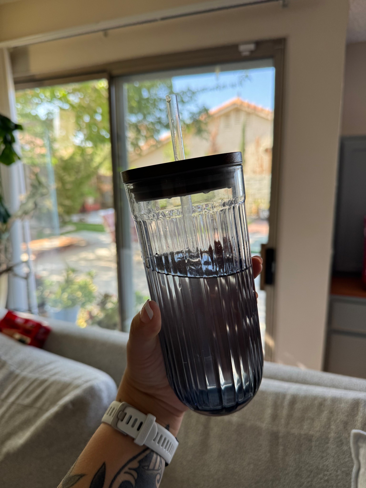 Finally got my hands on this viral glass tumbler from Target Hearth & Hand section 

#LTKFindsUnder50 #LTKHome