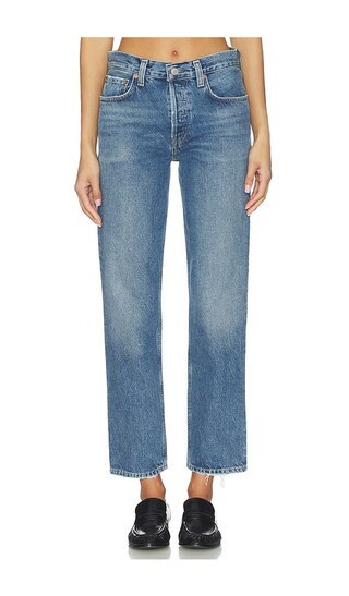 AGOLDE Romney High Rise Jeans in Blue. - size 27 | Revolve Clothing (Global)