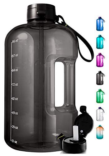 1 Gallon Water Bottle With Time Marker - Large Water Bottle Gallon Water Bottle Motivational One ... | Walmart (US)