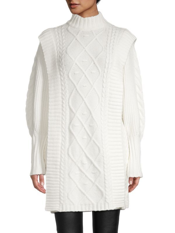 ​Cable-Knit ​Longline Sweater Dress | Saks Fifth Avenue OFF 5TH