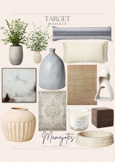 McGee & Co new arrivals at Target. 




Spring home decor, Target home decor, neutral home decor, living room rugs, bedroom rugs, vases, ottoman, decorative bowl, artwork, neutral artwork, sculpture, accent pillows, decorative pillows

#LTKhome