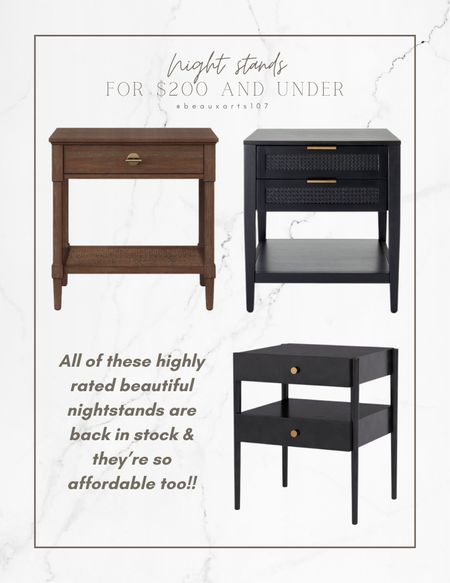 Affordable Night stands that are highly rated!

#LTKhome #LTKFind #LTKstyletip