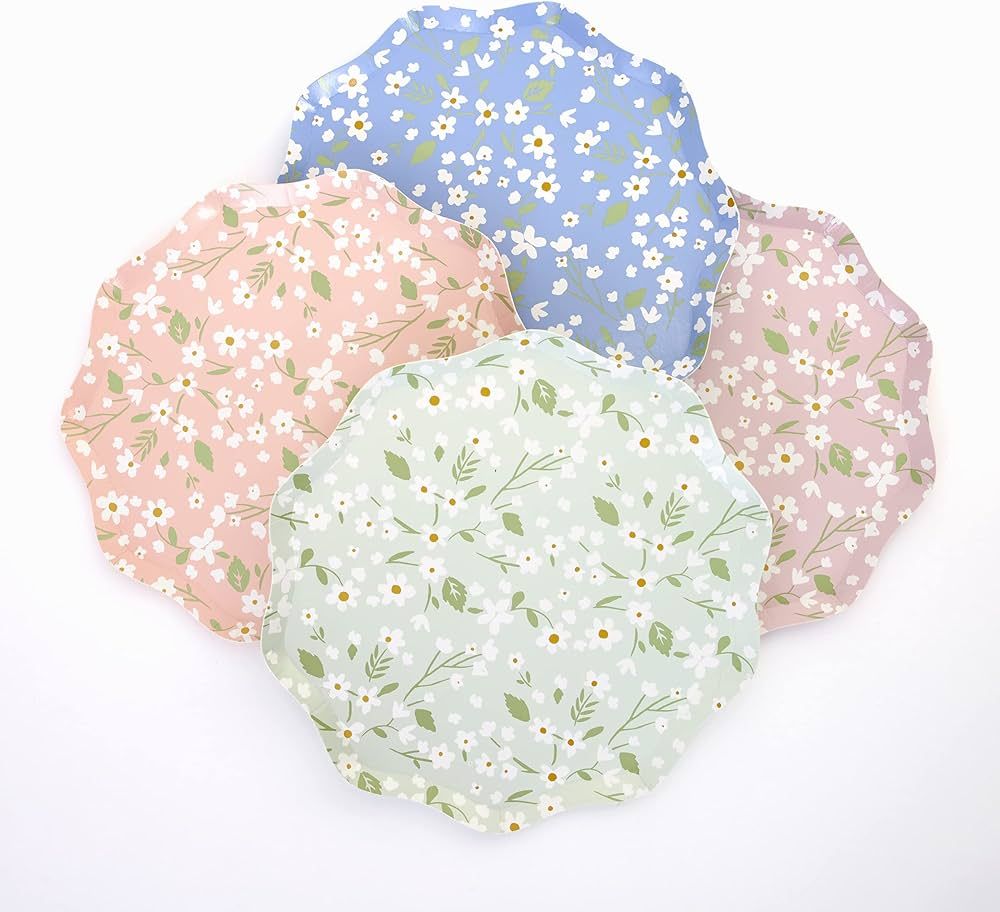 Meri Meri Ditsy Floral Side Plates (Pack of 12) | Amazon (US)