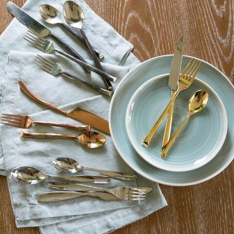 Gold Wave Dinner Forks Set of 4 | World Market