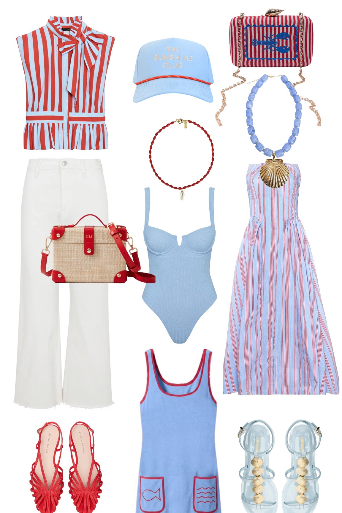 Red, white and blue 