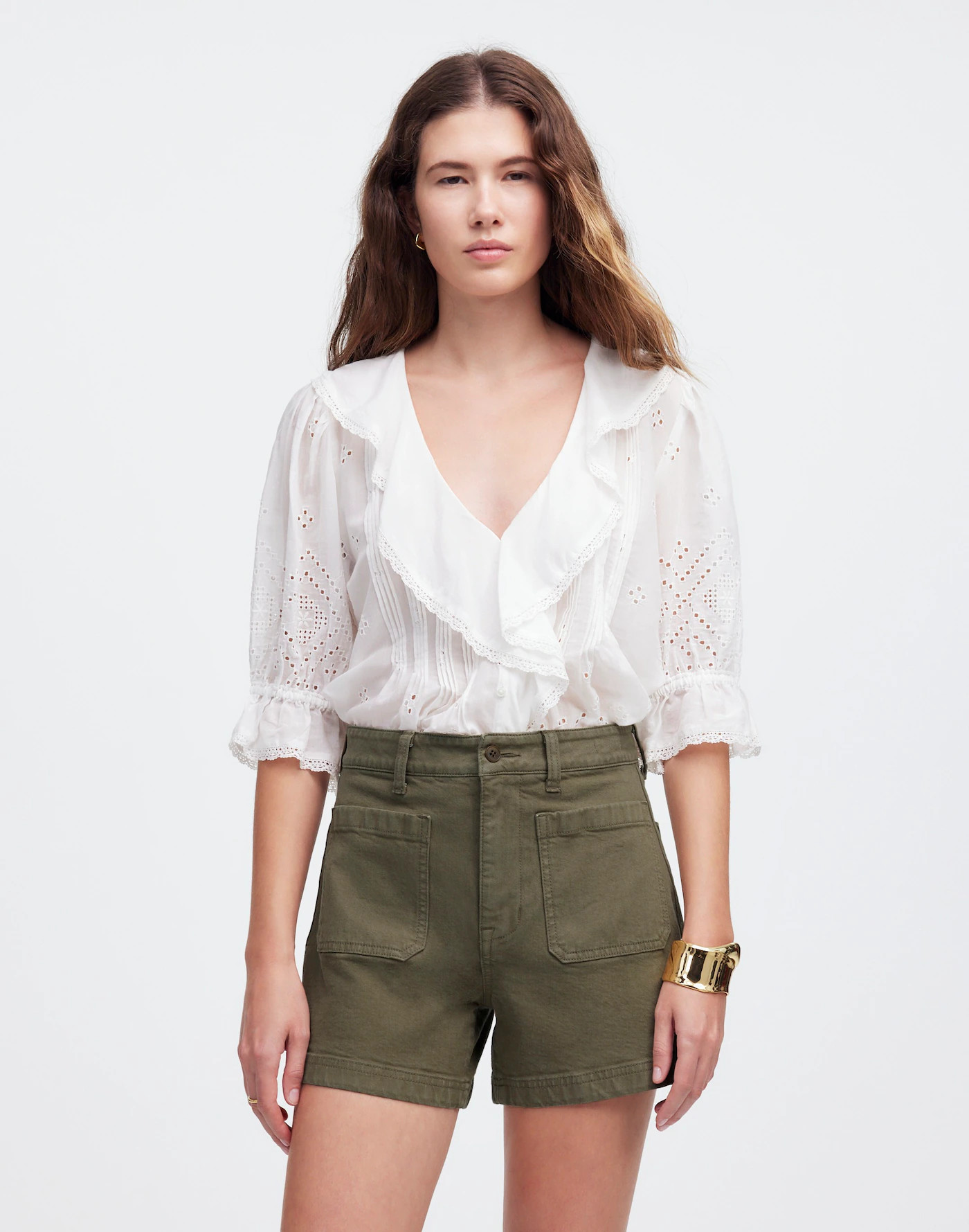 The Emmett Short in Garment-Dyed Twill: Patch Pocket Edition | Madewell | Madewell