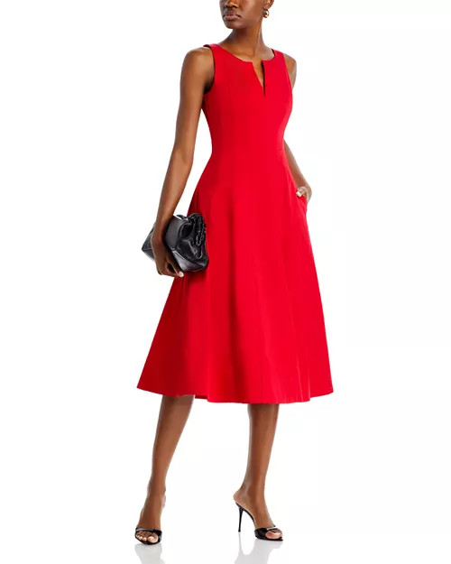 AQUA Paneled Midi Dress - Exclusive  | Bloomingdale's Women | Bloomingdale's (US)
