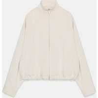 Zara - High Collar Bomber Jacket - Ecru - Xl - Woman | Zara US