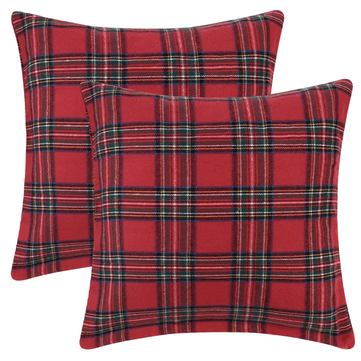 Unique Bargains Festive Plaid Scottish Tartan Pillow Covers 2 Pcs | Target