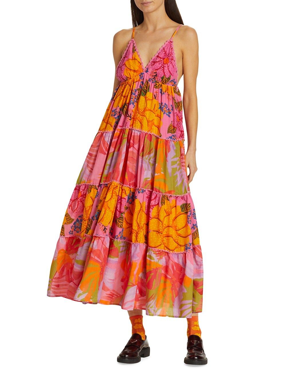 Floral Tiered Maxi Dress | Saks Fifth Avenue