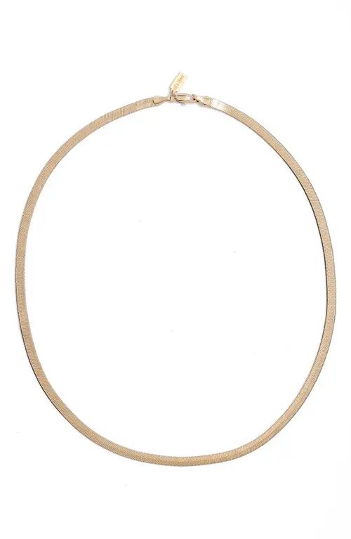 Set & Stones Clea Long 4mm Chain Necklace in Gold at Nordstrom | Nordstrom