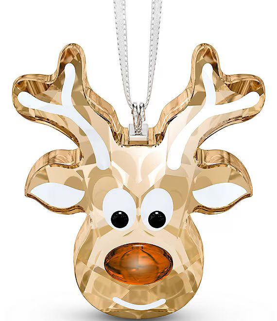 Crystal Gingerbread Reindeer Ornament | Dillard's