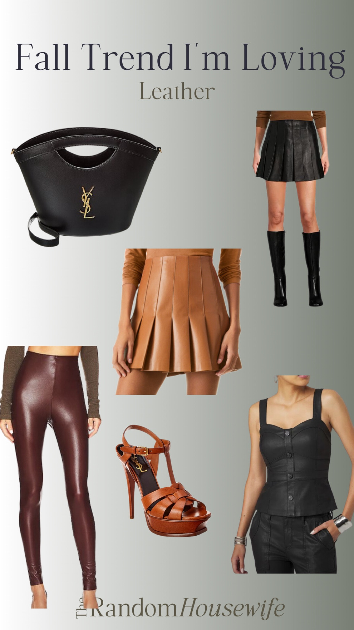 Fall Trend - Leather 

#LTKStyleTip #LTKSeasonal