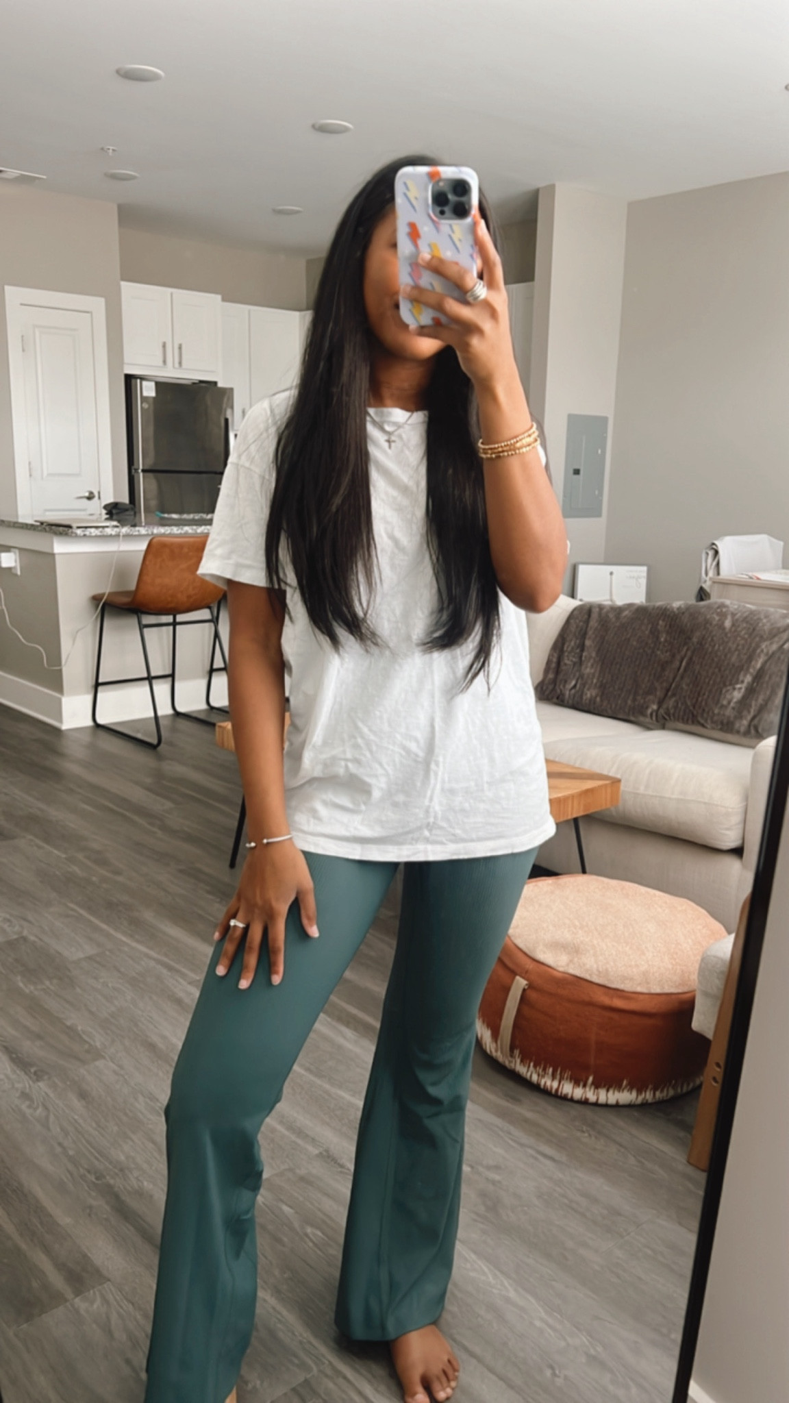 The most FLATTERING wide leg, ribbed yoga pants! Keep in mind the leg truly is WIDE! Not terrible but much wider than your tried and true yoga pants! They are 50% off right now at old navy! Definitely getting the other colors!!! 

#LTKSpringSale #LTKSeasonal #LTKstyletip