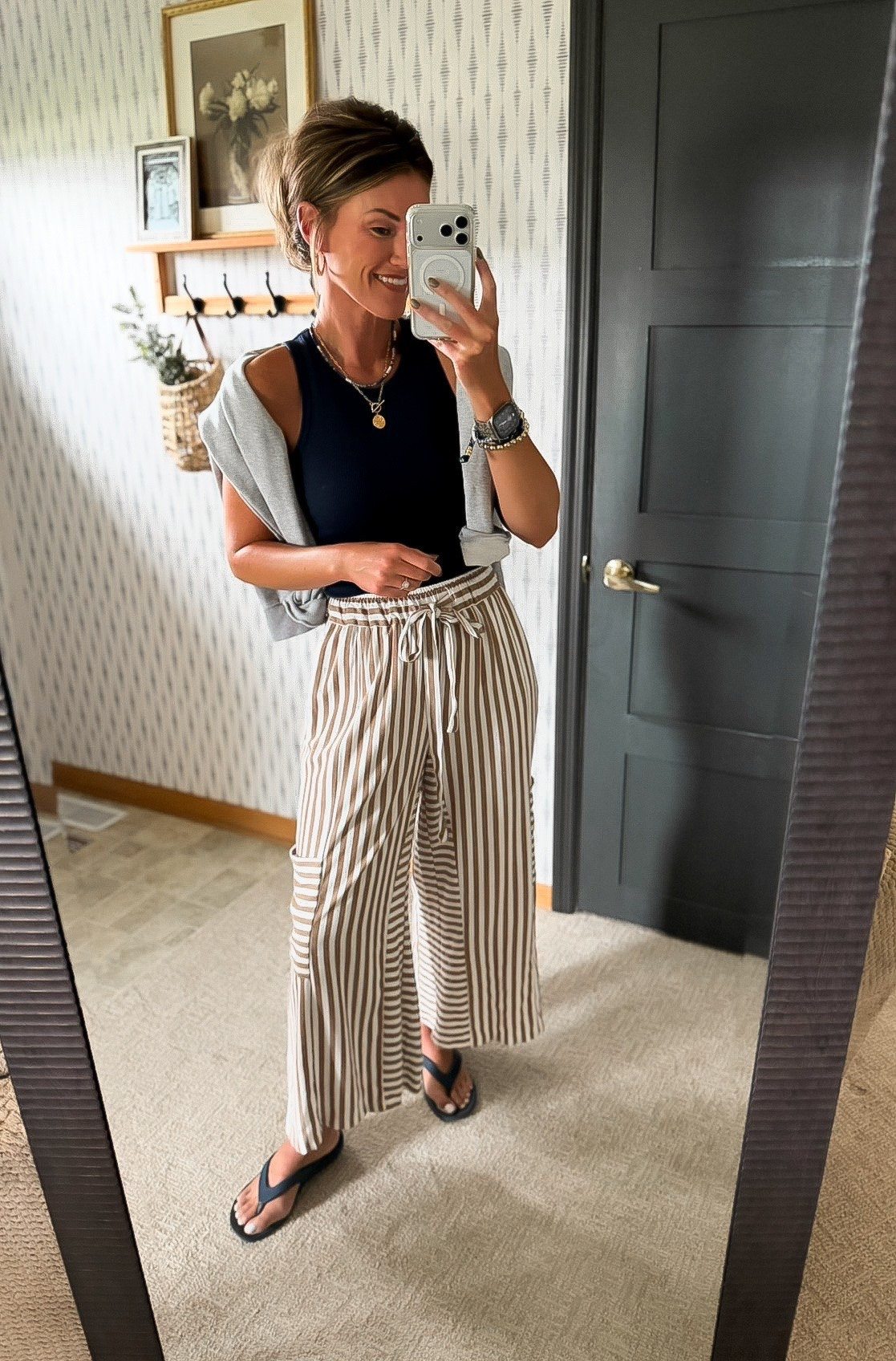 Baseball mom OOTD
Definitely been getting my moneys worth out of these pants this summer. 
Tank/ small
Pants/ medium

#LTKSeasonal #LTKOver40 #LTKmomlife