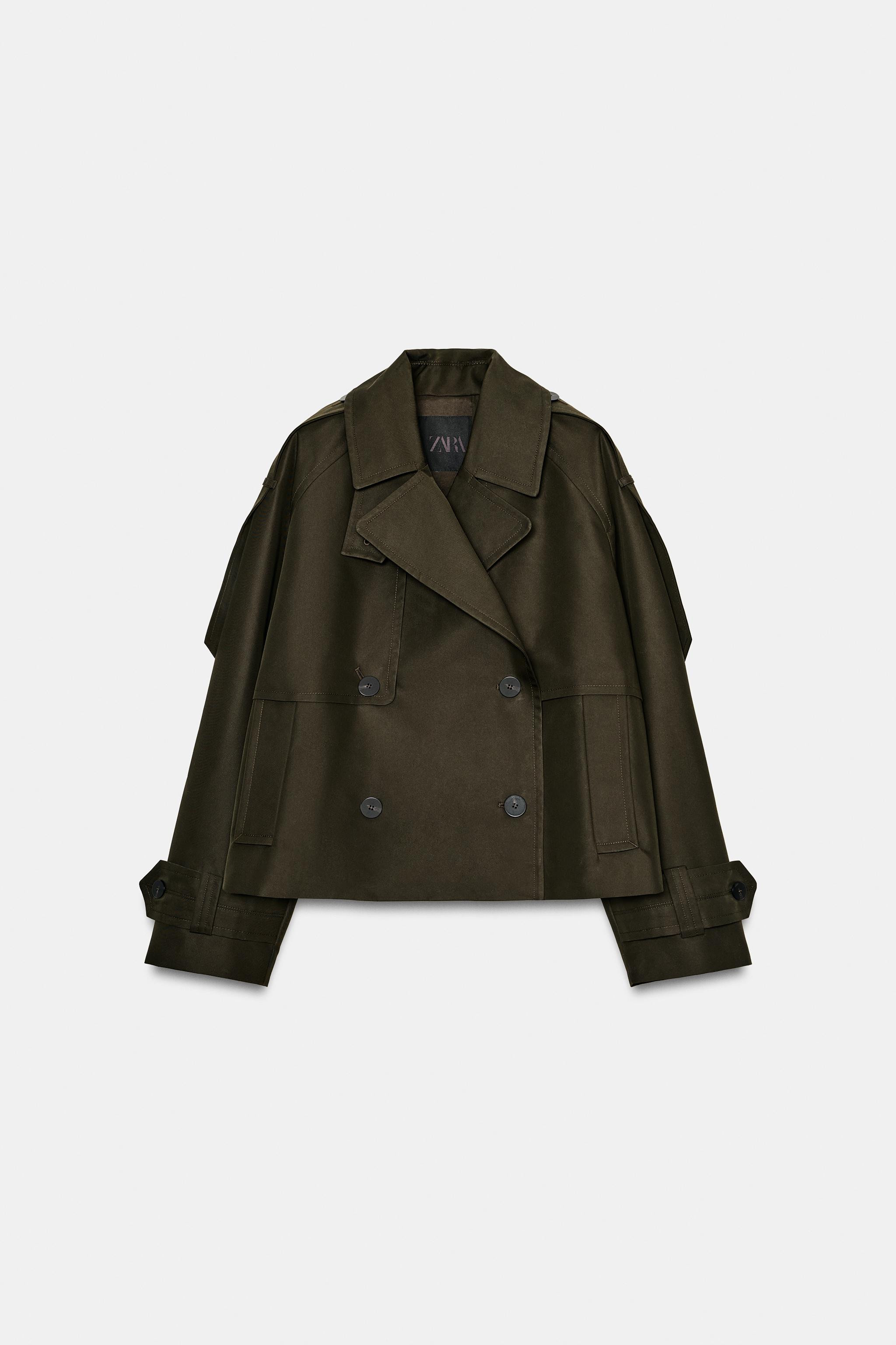 ZW COLLECTION SHORT TRENCH COAT | Zara US