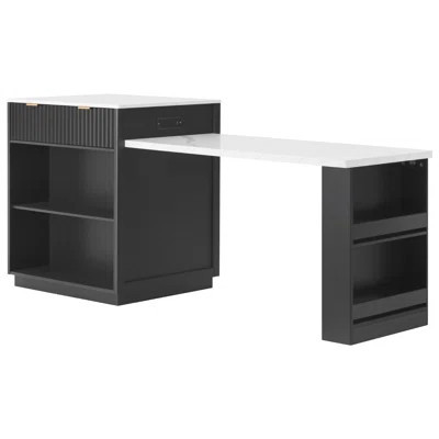 Power Outlet Retractable Kitchen Island | Wayfair North America