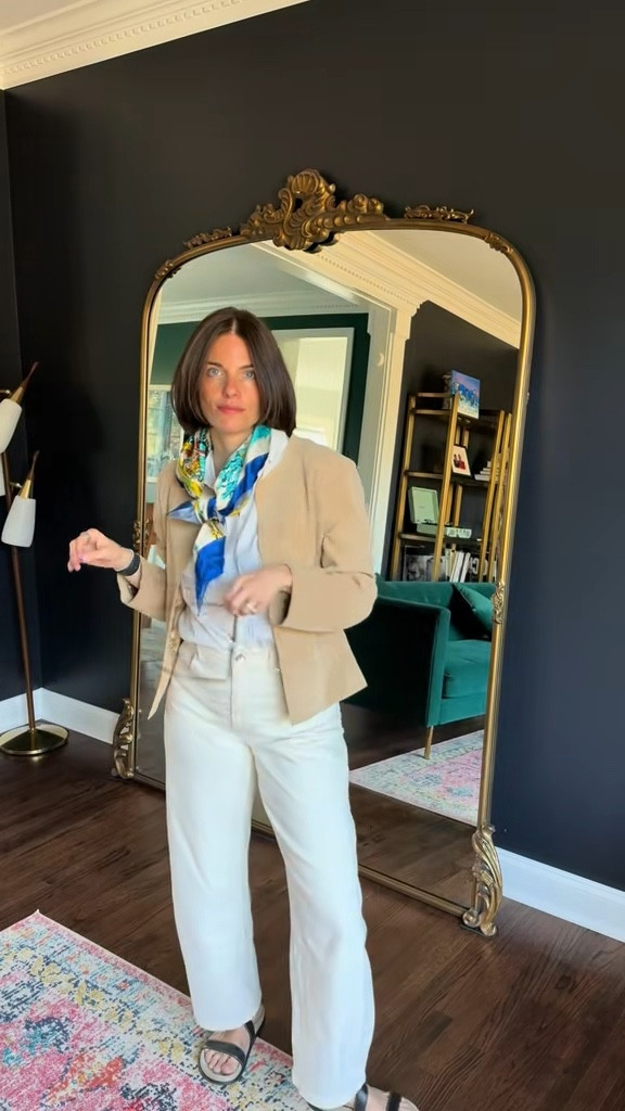 A mix of thrifted and new as always 

A vintage scarf can literally add to any look!  So grab one from your mom, grandma or a thrift store and add it to your next look! 

#LTKShoeCrush #LTKOver40 #LTKStyleTip