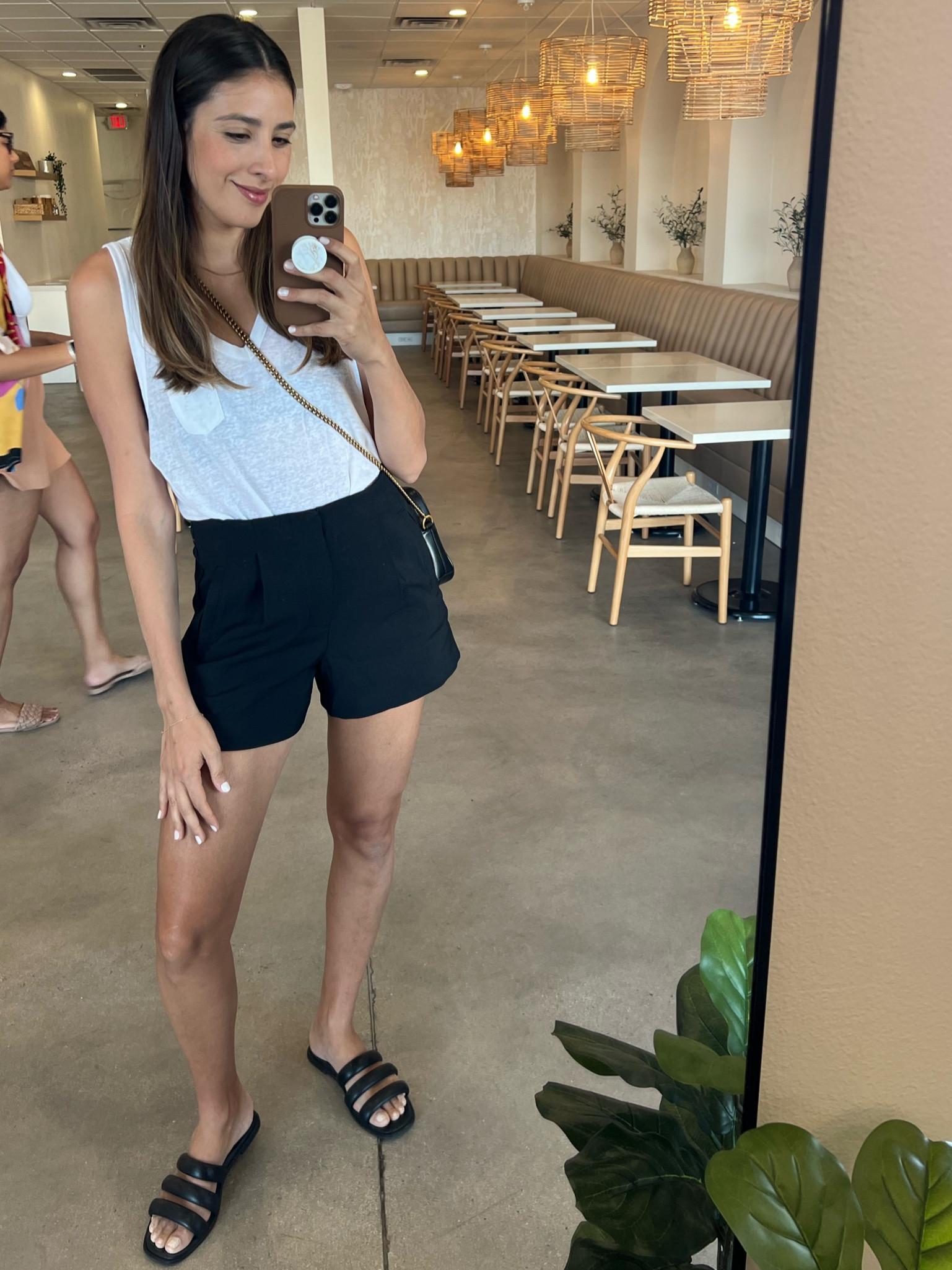 Brunch date outfit 🖤
#momstyle #casualstyle #summeroutfit 
#targetstyle

#LTKtravel #LTKshoecrush #LTKstyletip