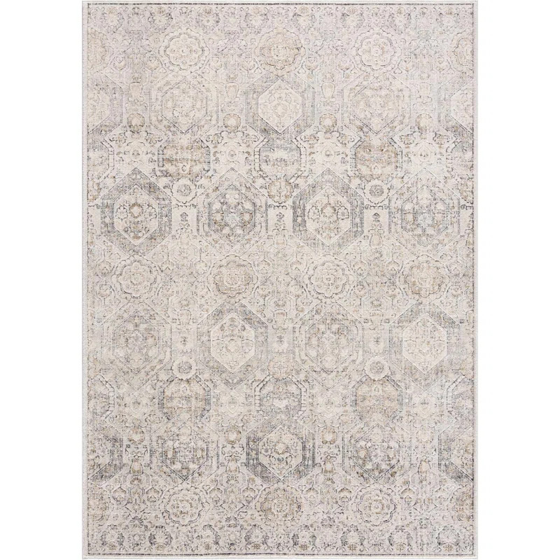 Peek Power Loom Tan/Ivory Rug | Wayfair North America