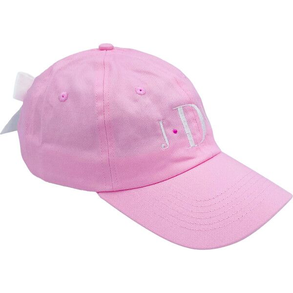 Customizable Bow Baseball Hat, Palmer Pink | Maisonette