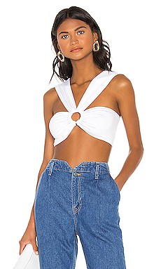 superdown Odette O Ring Top in White from Revolve.com | Revolve Clothing (Global)