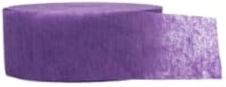 Solid Color Streamer Roll Crepe Paper 175 feet Long by 1.75 inches Wide Flame Resistant (Pack of ... | Amazon (US)