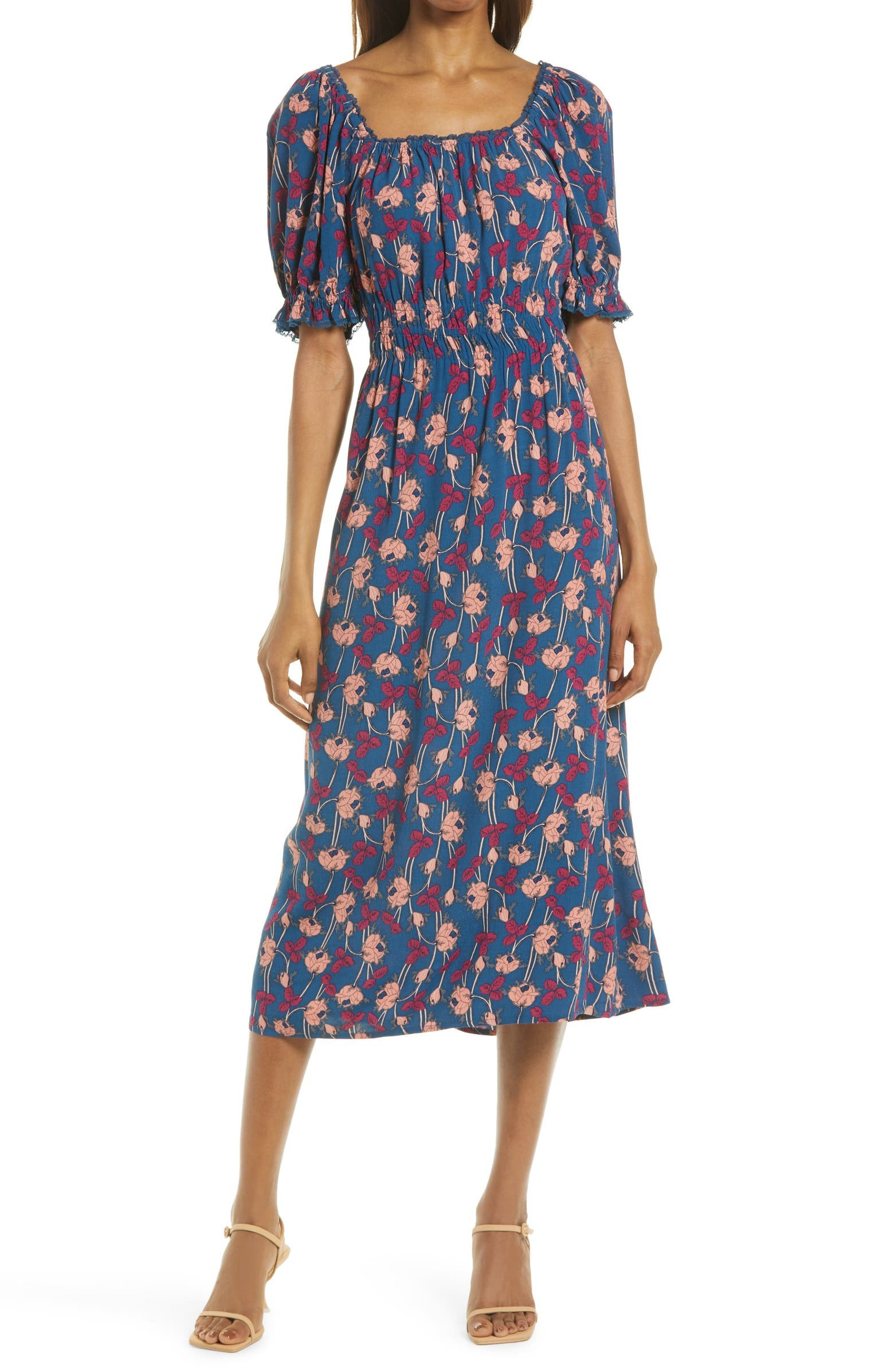 Floral Lace Midi DressCHELSEA28 | Nordstrom