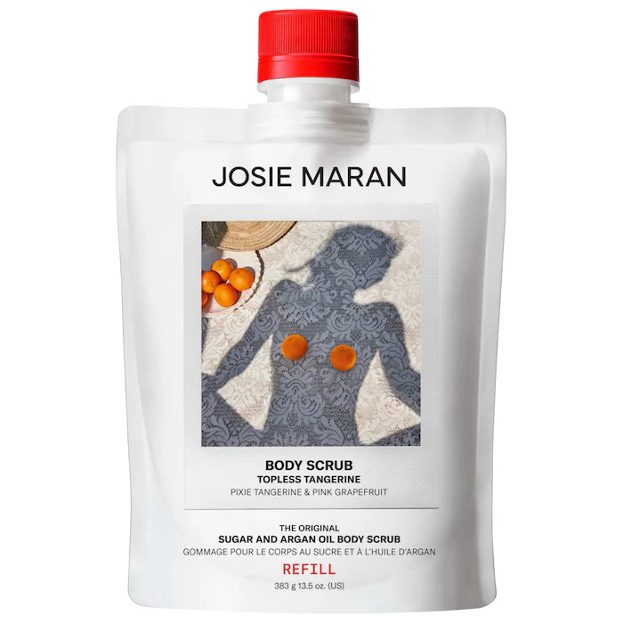 Topless Tangerine - Argan Oil + Sugar Balm Refillable Exfoliating Body Scrub - Josie Maran | Seph... | Sephora (US)