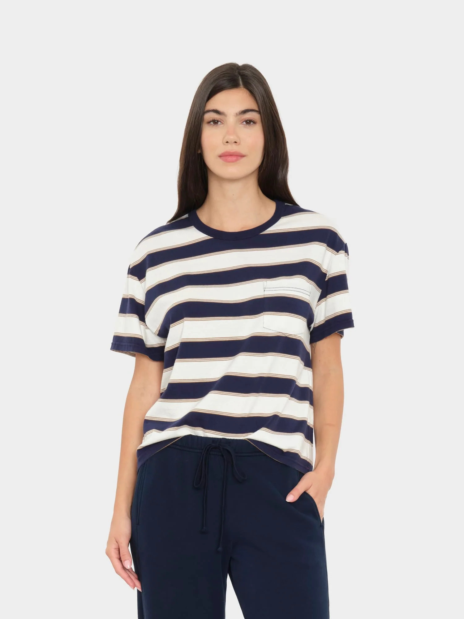 Navy Crescent Paulina Tee | Shop.com