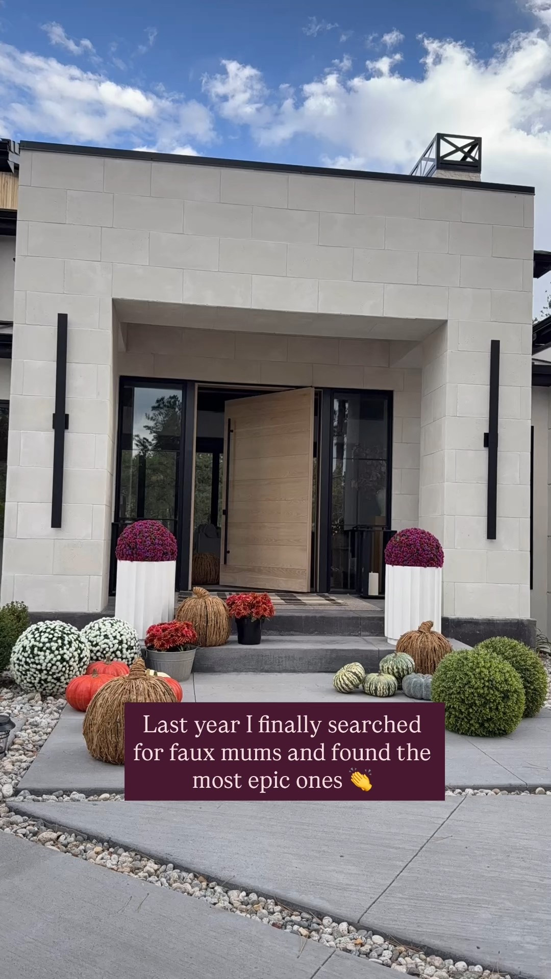 Last year I finally searched for faux mums and found the most epic ones. They look so realistic! 

#LTKSeasonal #LTKStyleTip #LTKHome