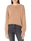 The Drop Women's Camila Slouchy Crew Neck Sweater, Camel, XXS | Amazon (US)