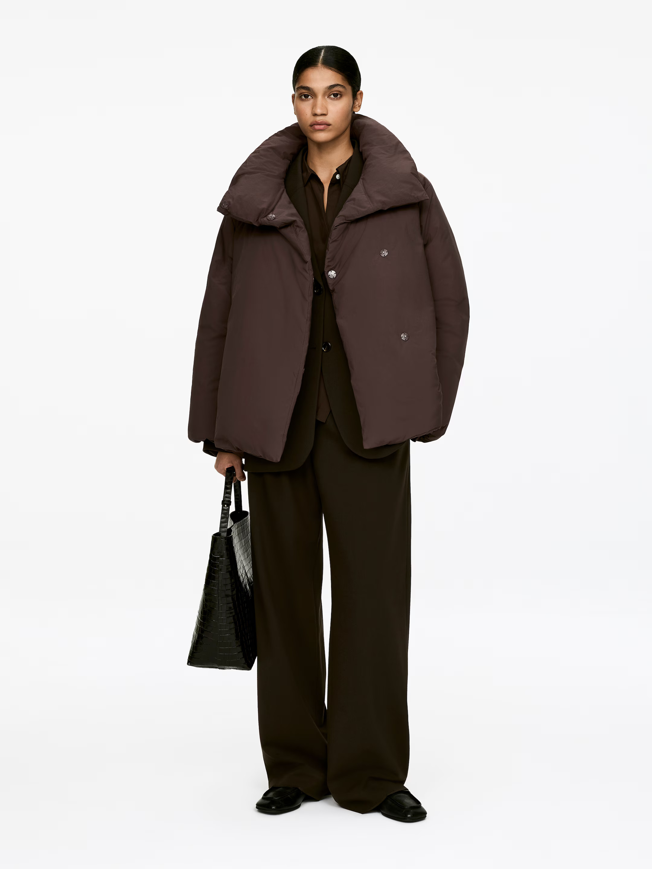 Veste à col montant Upcycled Down | H&M (FR, IT, ES, PT, BE)