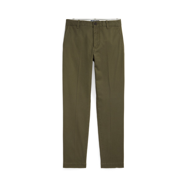 Cropped Slim Fit Twill Chino Trouser | Ralph Lauren (UK)