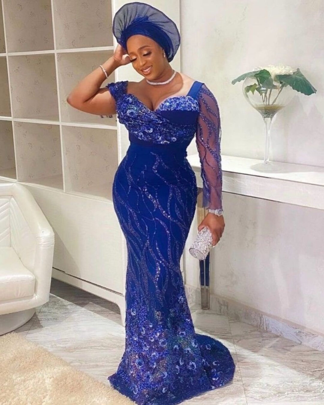Trending Style Mermaid Gown. Prom Dress/wedding Party Guest/wedding Dress/evening Dress/aso Ebi/a... | Etsy (US)