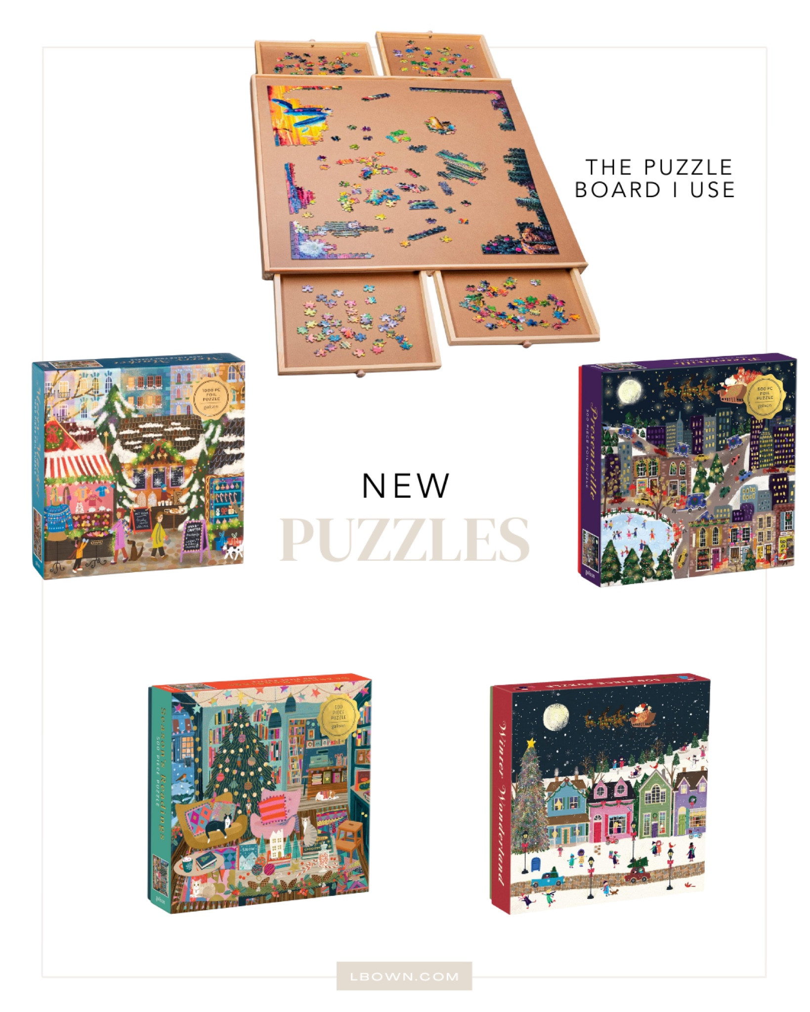 New puzzles + the puzzle board I always use 