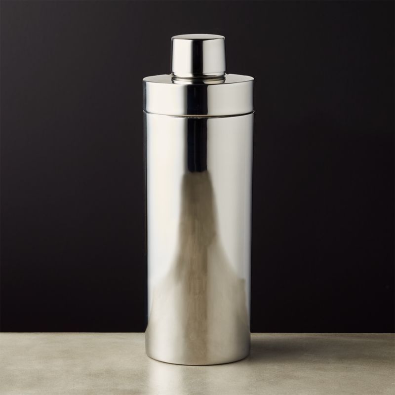 Column Stainless Steel Cocktail ShakerCB2 Exclusive In stock and ready to ship.ZIP Code 75201Chan... | CB2