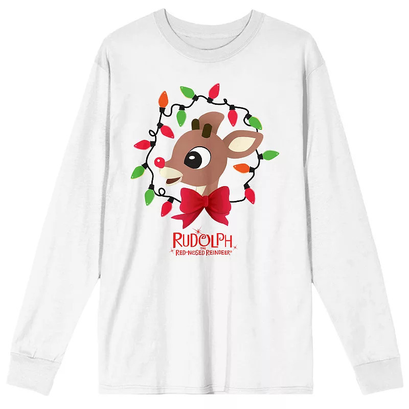 Men's Rudolph the Red-Nosed Reindeer Tee, Size: Medium, White | Kohl's