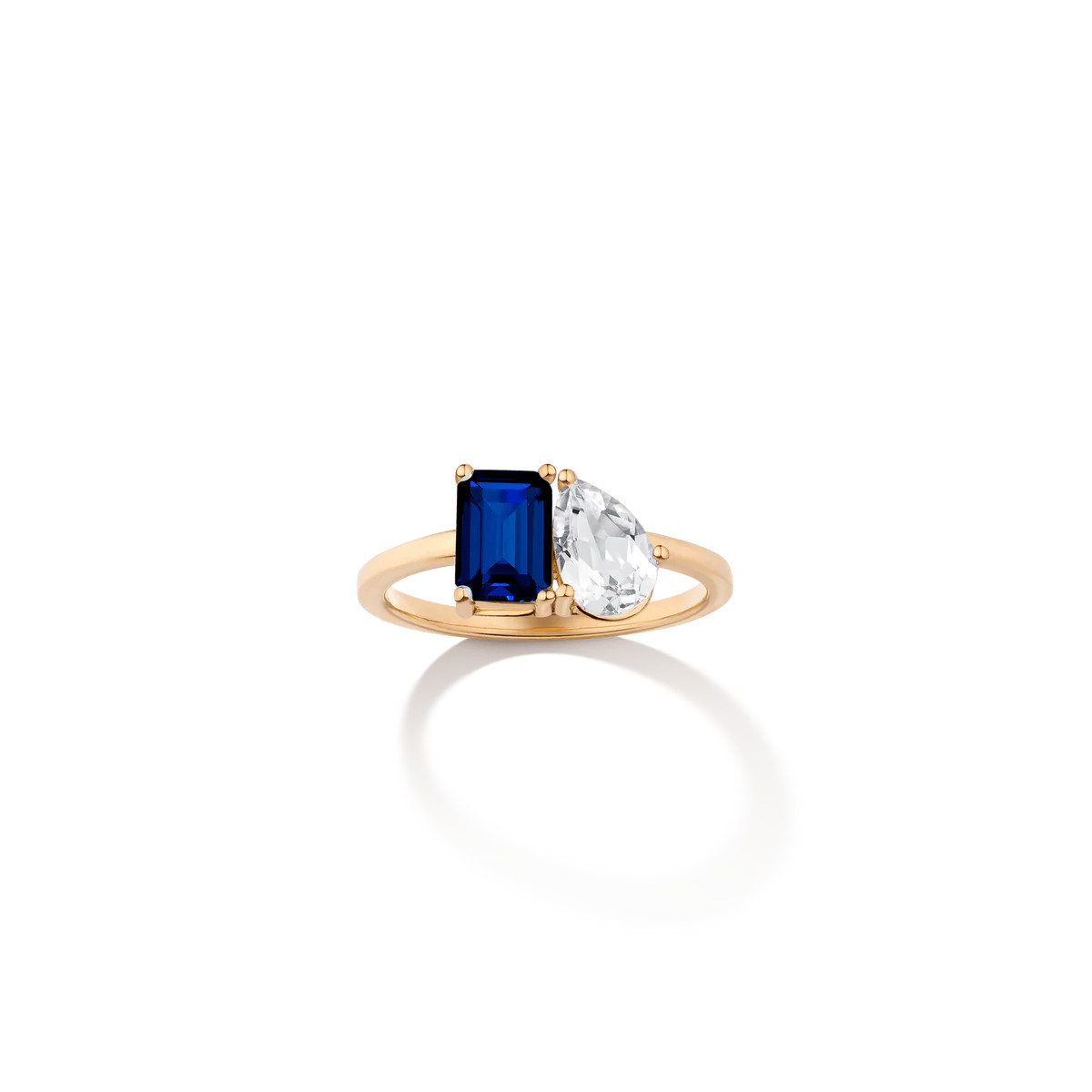 Toi et Moi Gemstone Classic Ring | AUrate New York