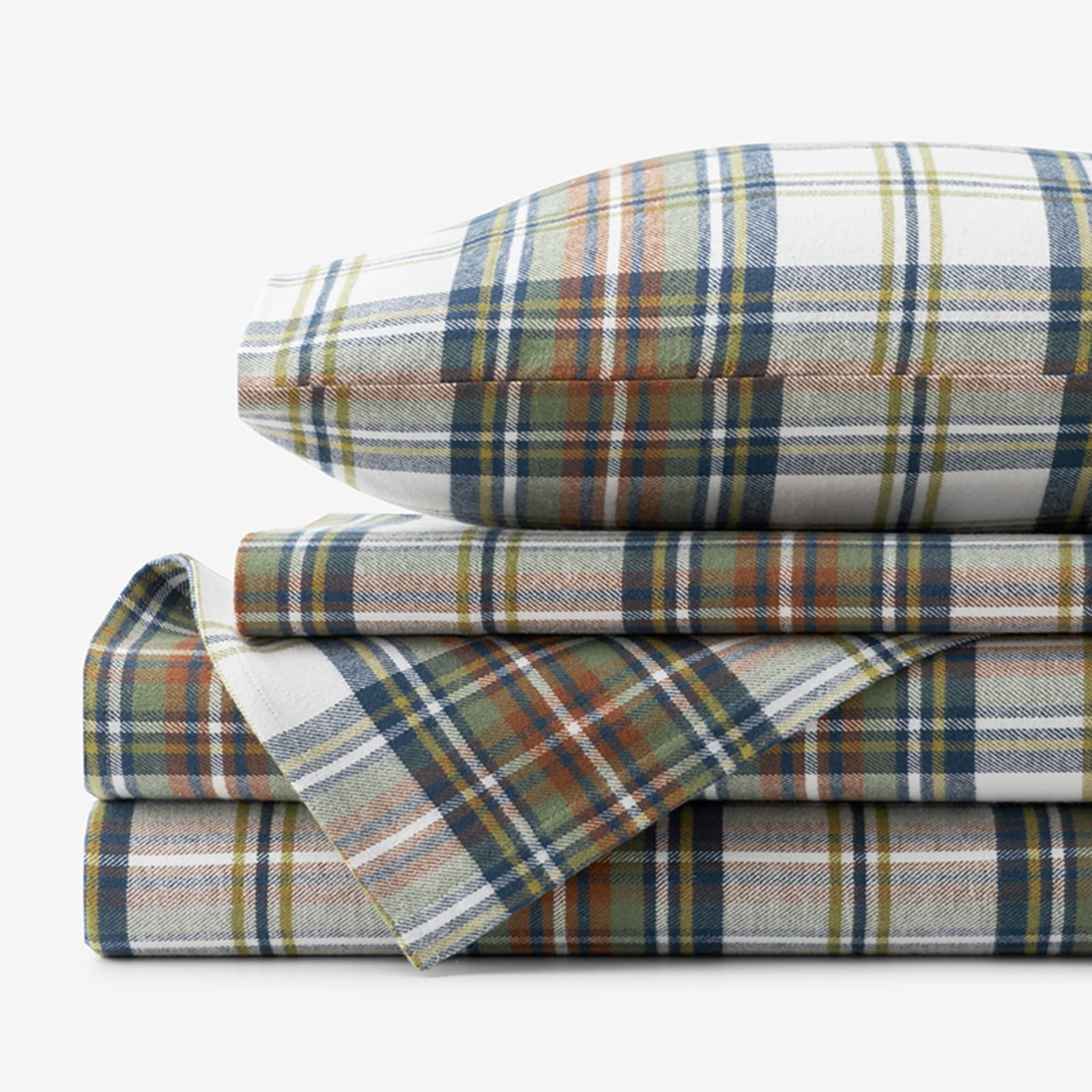 Legends Hotel™ Charles Plaid Velvet Flannel Sheet Set | The Company Store