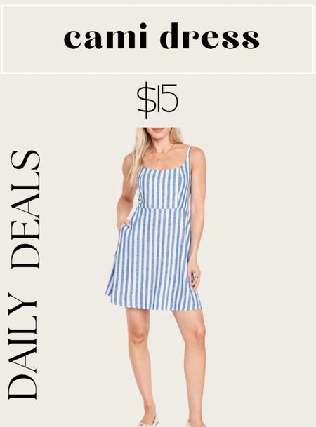 Cami Dress $15 (comes in several colors) #oldnavystyle #dresses #springdresses 

#LTKFindsUnder50 #LTKStyleTip #LTKSaleAlert