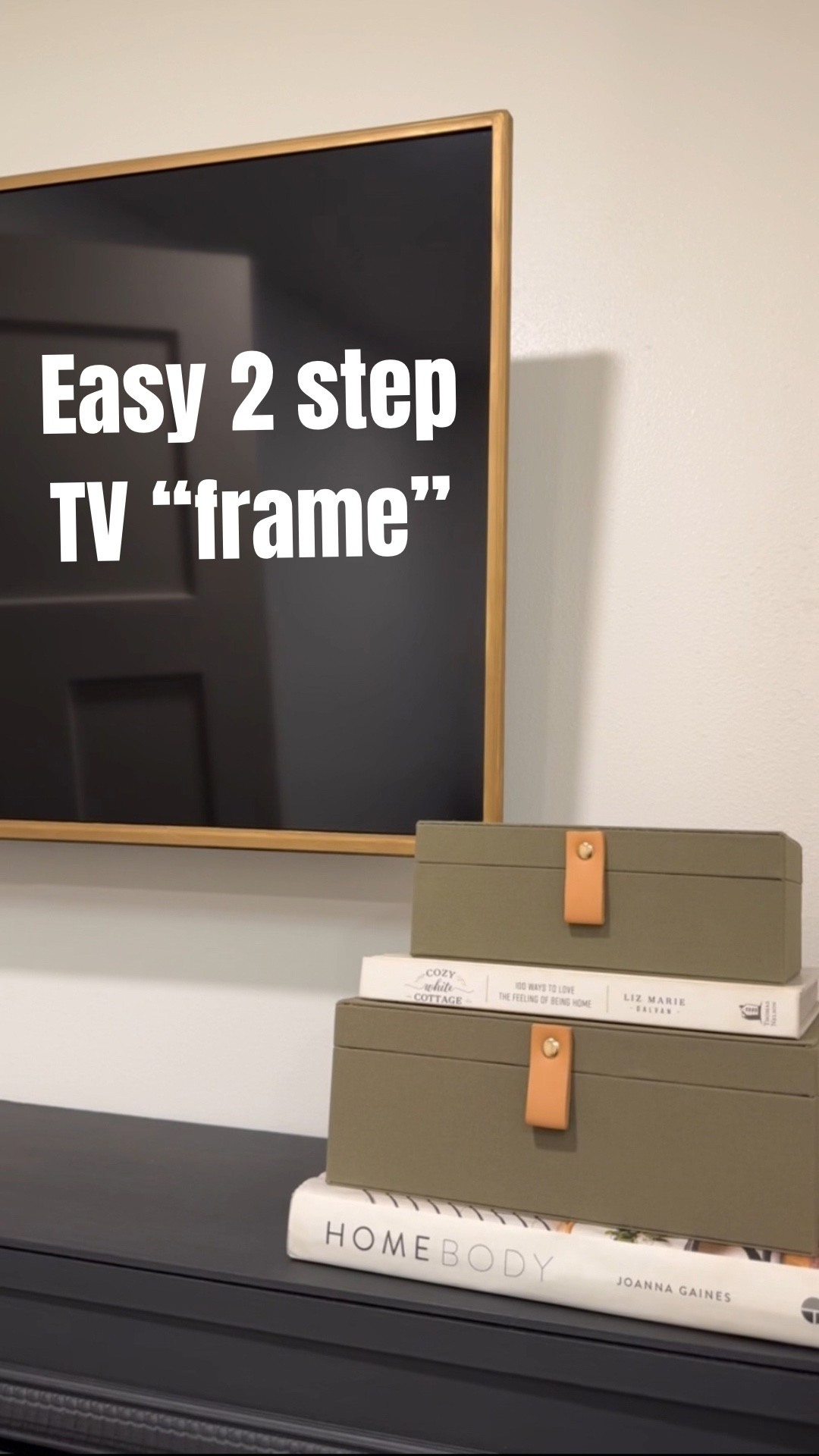 I used washi tape + rub n buff to make this easy TV “frame”!



#LTKStyleTip #LTKFindsUnder50 #LTKHome