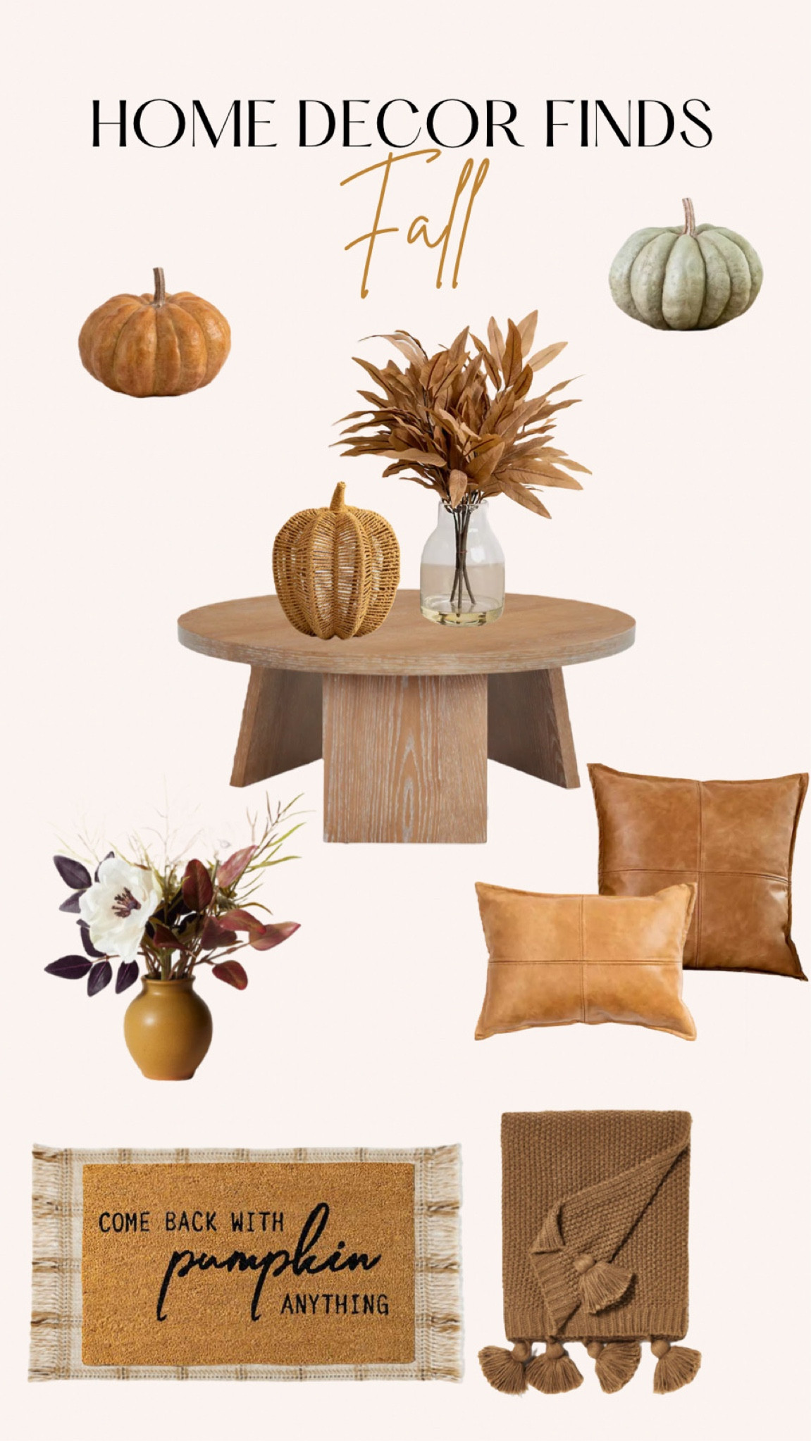 Fall home decor finds 2023! A lot of these items are even on sale! 

Target / way fair / Kirkland / fall / floral arrangements / living room table / leather throw pillows / pumpkins / entryway rug / farmhouse decor / 

#LTKSeasonal #LTKhome #LTKsalealert