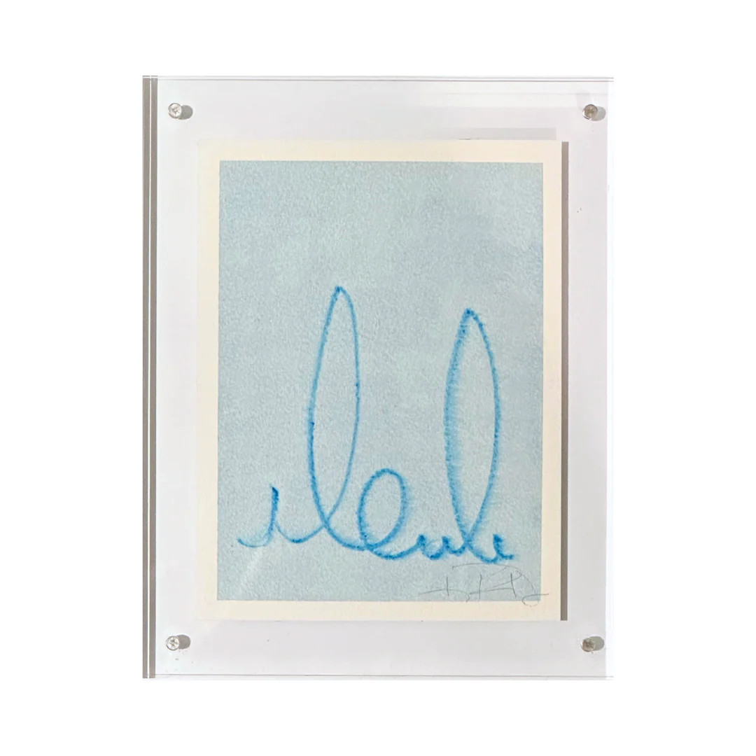 Story in Blue in Acrylic Frame by Kayce Hughes | Paloma & Co.